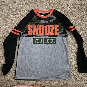 *FINAL SALE* SNOOZE PJ top